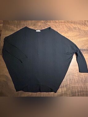 Homebody Boutique Black Dolman Sleeve Sweater